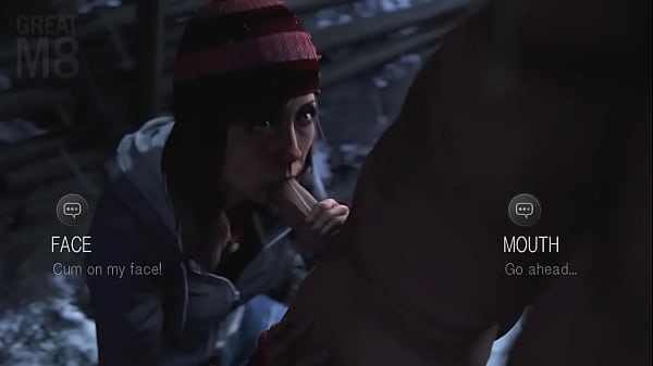 Ashley Brown blowjob en medio del bosque until dawn