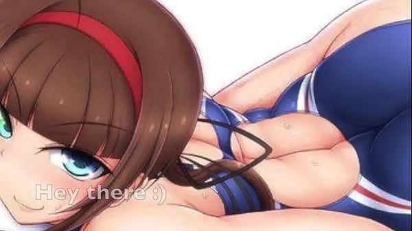 Brunette farts in swim suit