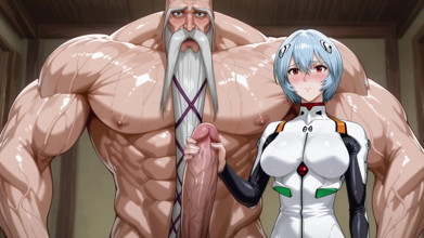 Genryusai (bleach) X Rei (eva)