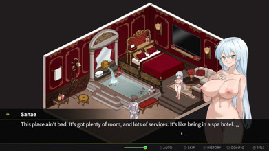 Hentai Game – Naughty Big-boobs Married Woman Sex – Immoral Bathhouse