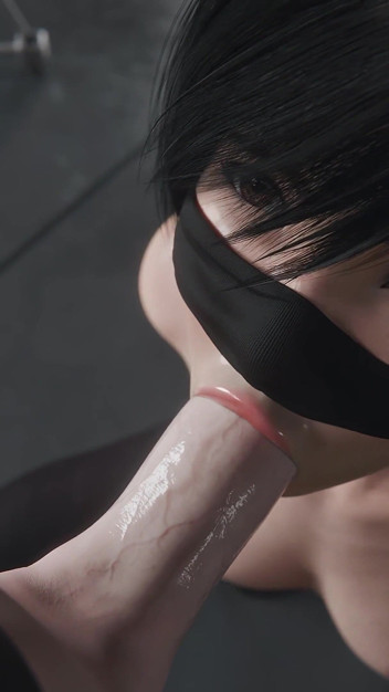 Yuffie Final Fantasy 7 – Wet Sloppy Blowjob Service [only Mask Version 4K]