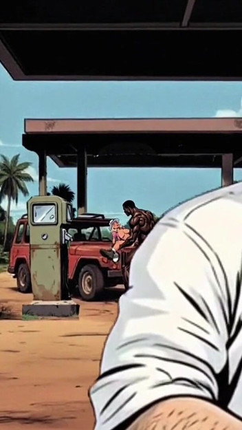 Jungle Gas Station: a Black Pump for a White Wife. BBC Wife Cuckold