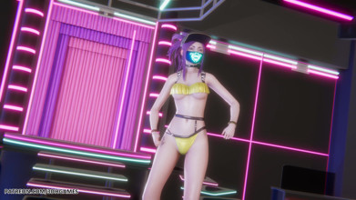 Mmd Hwasa – Na – Akali Sexy Striptease League of Legends Hentai Uncensored 4K 60fps
