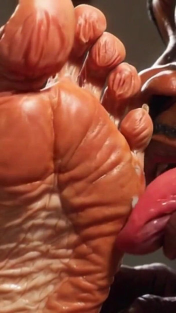 Very Old Granny Feet Oiled & Licked – Intense Sole Worship