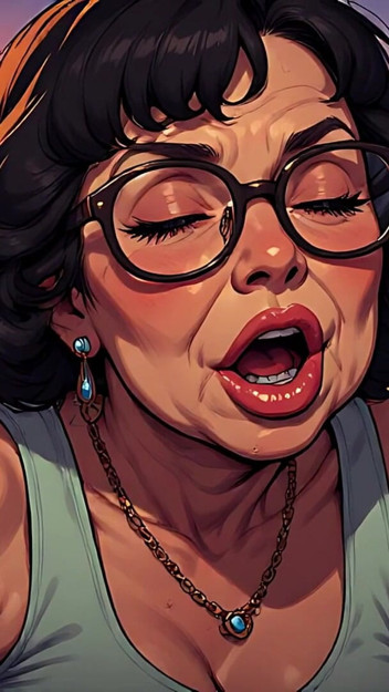 Mature Orgasm Face Art