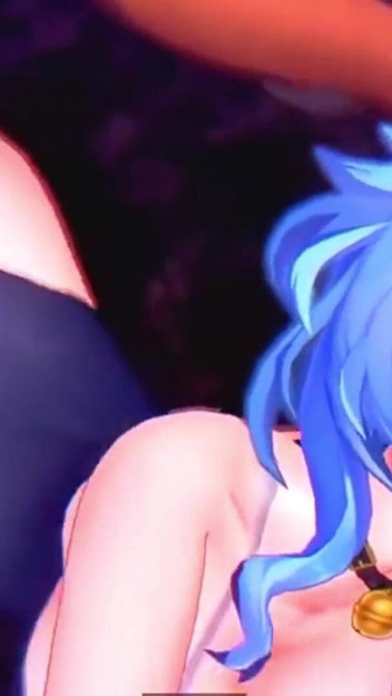 Genshin Impact – Ganyu’s Sloppy Blowjob and Squirting Orgasm – 3D Hentai Animations