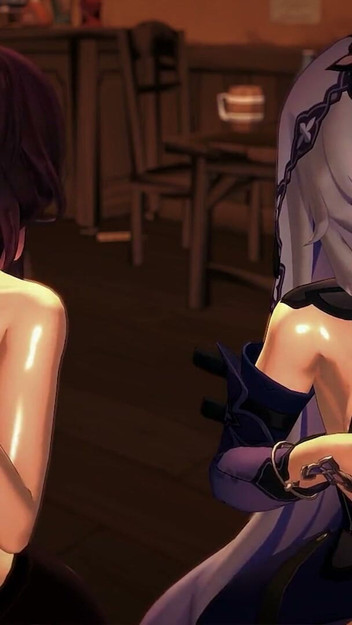 Honkai Star Rail – Kafka X Black Swan Twosome Sex – 3D Hentai Animations