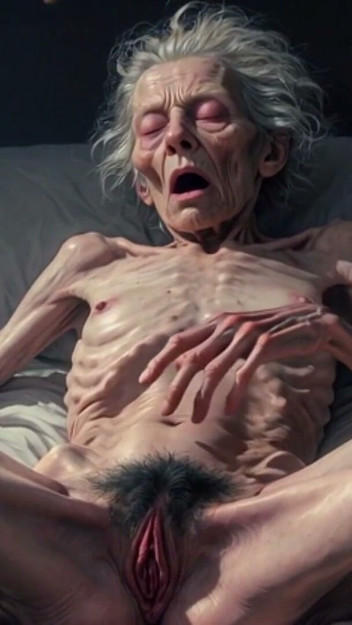 Horny 90 Year Old Skinny Granny Masturbates Her Hairy Wet Pussy – Frail Solo Play
