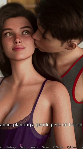 The Beach House V0.2 Part 1 – Giving Alicia a Sensual Beach Ass Massage and Peeking at Leanna